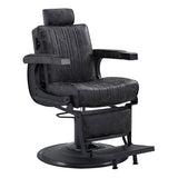 Belgrano Barber Chair Vintage Black DIR