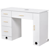 Avalon Manicure Table Ventilation White DIR