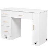 Avalon Nail Manicure Table White DIR