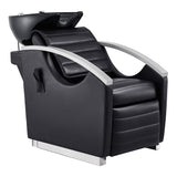 Bella V Reclining Massage Salon Backwash Chairs Black DIR