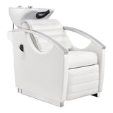 Bella V Reclining Massage Salon Backwash Chairs White DIR