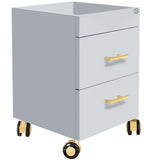 Cannes Manicure Pedicure Trolley Cart Gray DIR