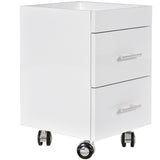 Cannes Manicure Pedicure Trolley Cart White DIR