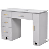 Avalon Manicure Table Ventilation Gray DIR