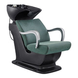 Beckman Shampoo Backwash Unit with Adjustable Seat Vintage Green DIR