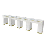 Gulfstream GS9140 + (GS9141 x 2) Fidenza Quadruple Nail Table (4 Units)