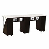 Edita (C-BUV) Manicure Table Dark Cherry UV Deco Salon